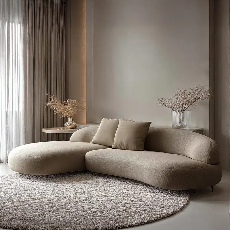 Alva Taupe Left Hand Facing Chaise End Sofa