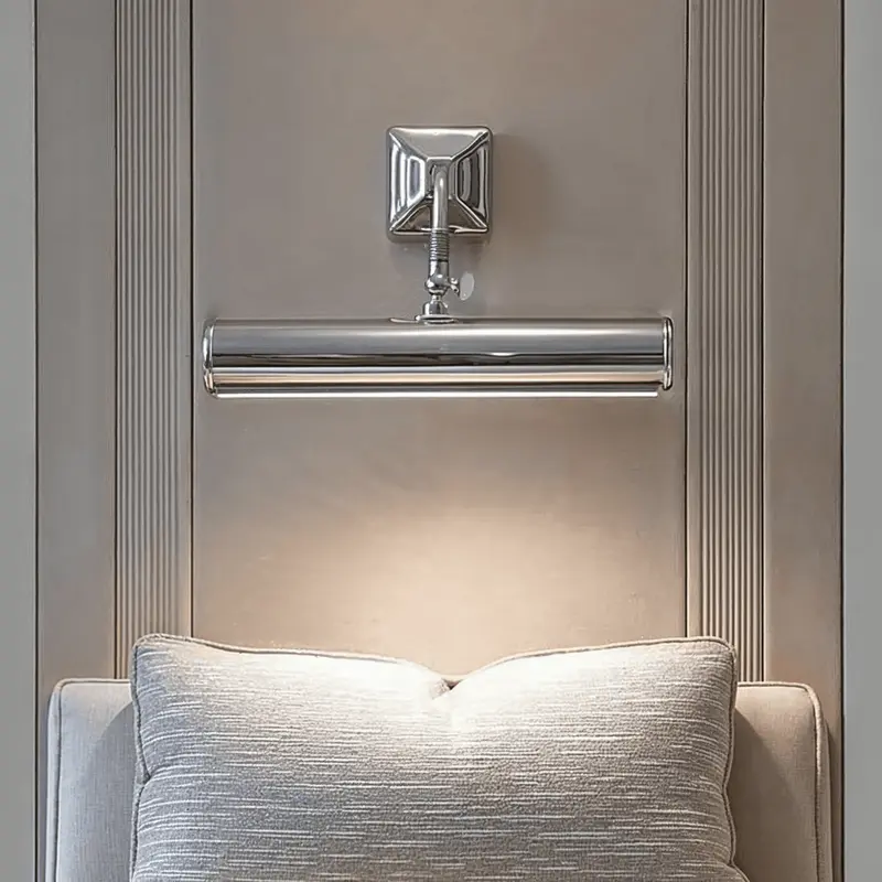 Eliana Polished Silver Large 2 Light Picture Light