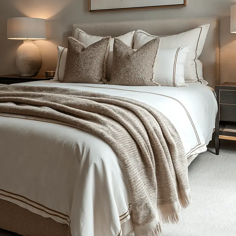 Elyna Mink Soft Chenille Tasselled Throw