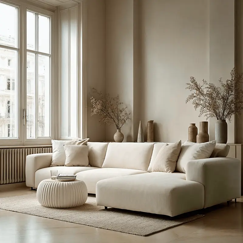 Freja Sand Textured Right Hand Facing Chaise End Sofa