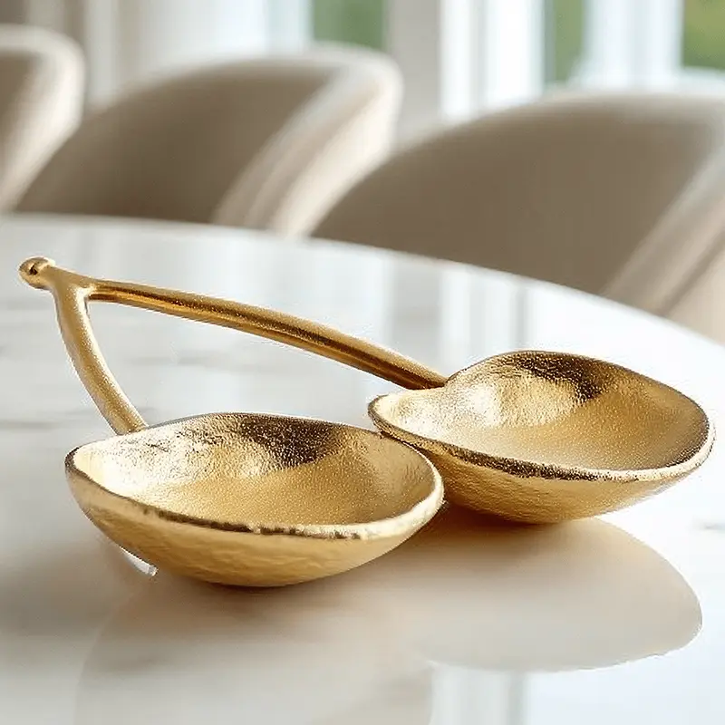 Marena Gold Decorative Cherry Dish
