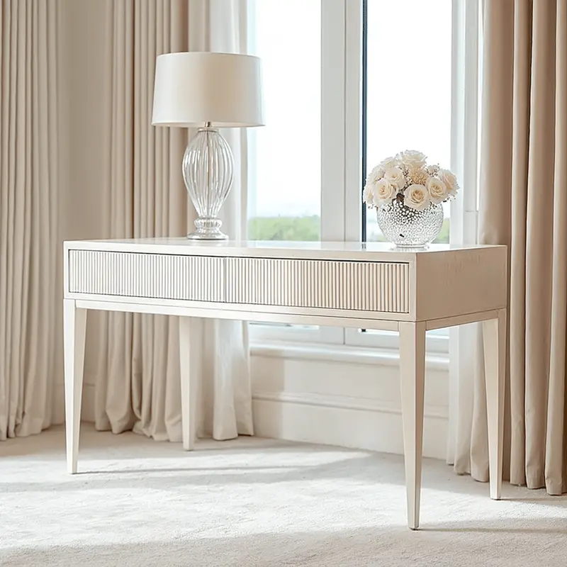 Metropolitan Ivory Premium Dressing Table / Desk