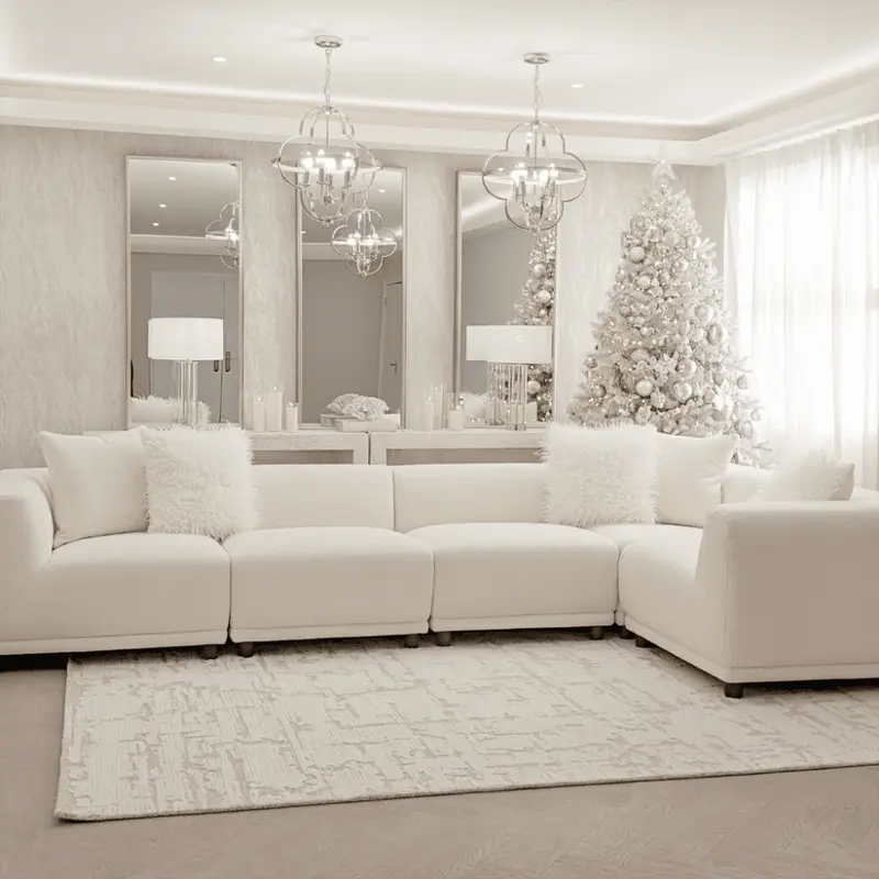 Arlo Polar Boucle Modular Sofa Range