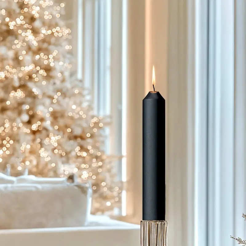 Black Decorative Candlestick