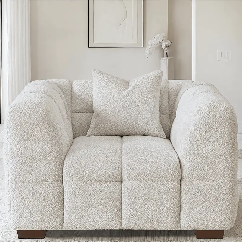 Bubble Oatmeal Boucle Chair