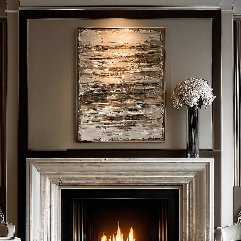 Emiliano Large Abstract Hand Painted Framed Canvas Wall Art