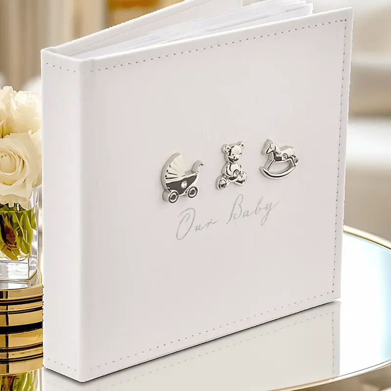 Linen Fabric Baby Photo Album