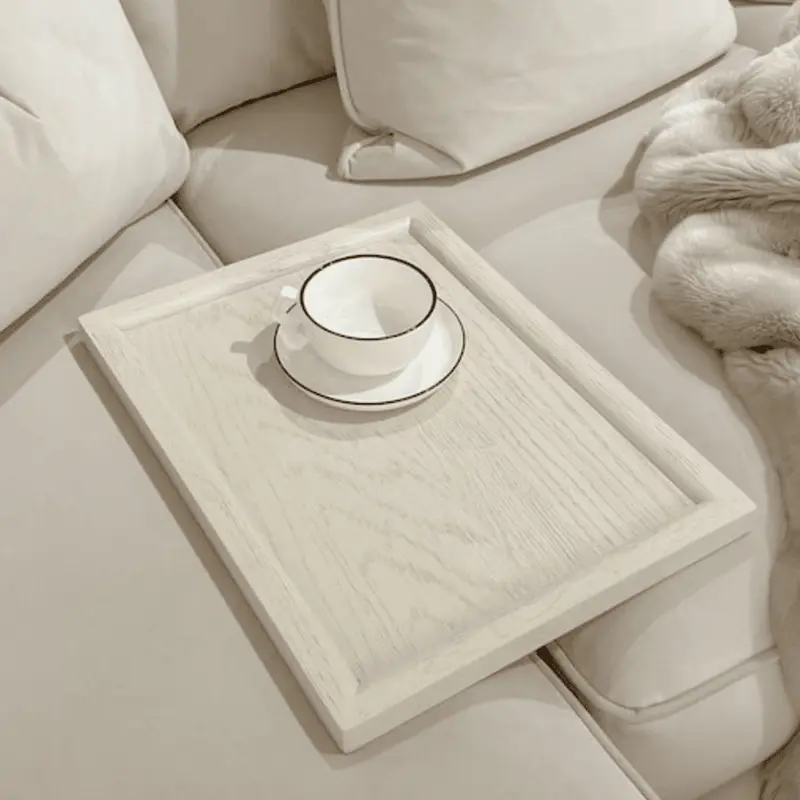 Soho Cream Oak Veneer Sofa Table