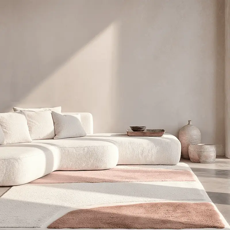 Amelisse Blush Abstract Rug