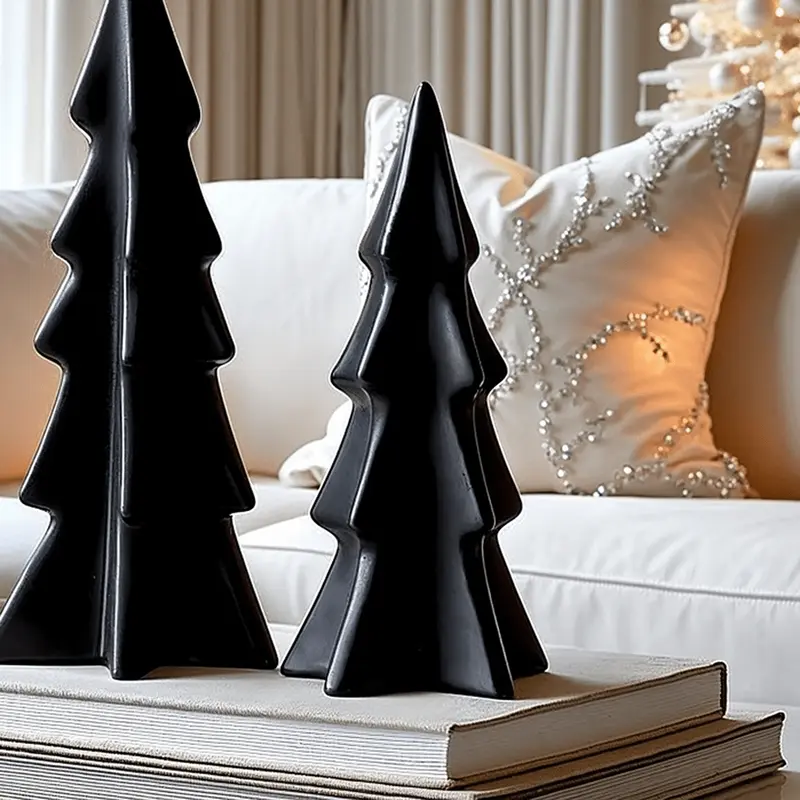 Black Medium Decorative Tree Ornament