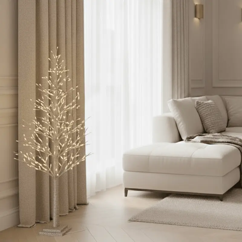 Champagne LED Prelit Tree - 152cm