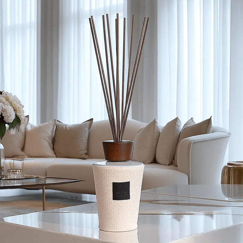Cream Luxury Large Woven Textured Reed Diffuser