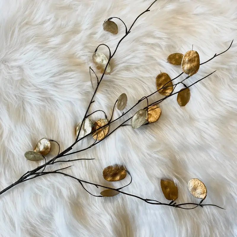 Faux Gold Single Money Stem