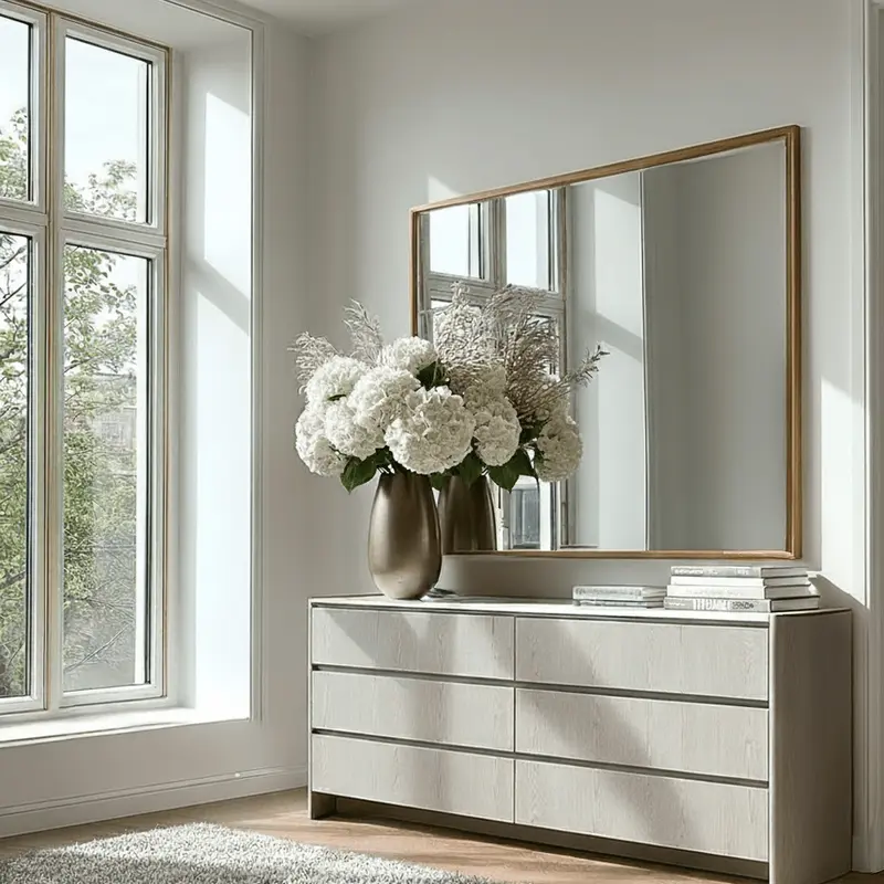 Zendaya 6 Drawer Washed Oak Chest with Stone Top