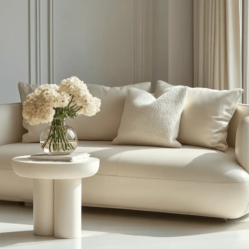 Nessina Cream Side Table