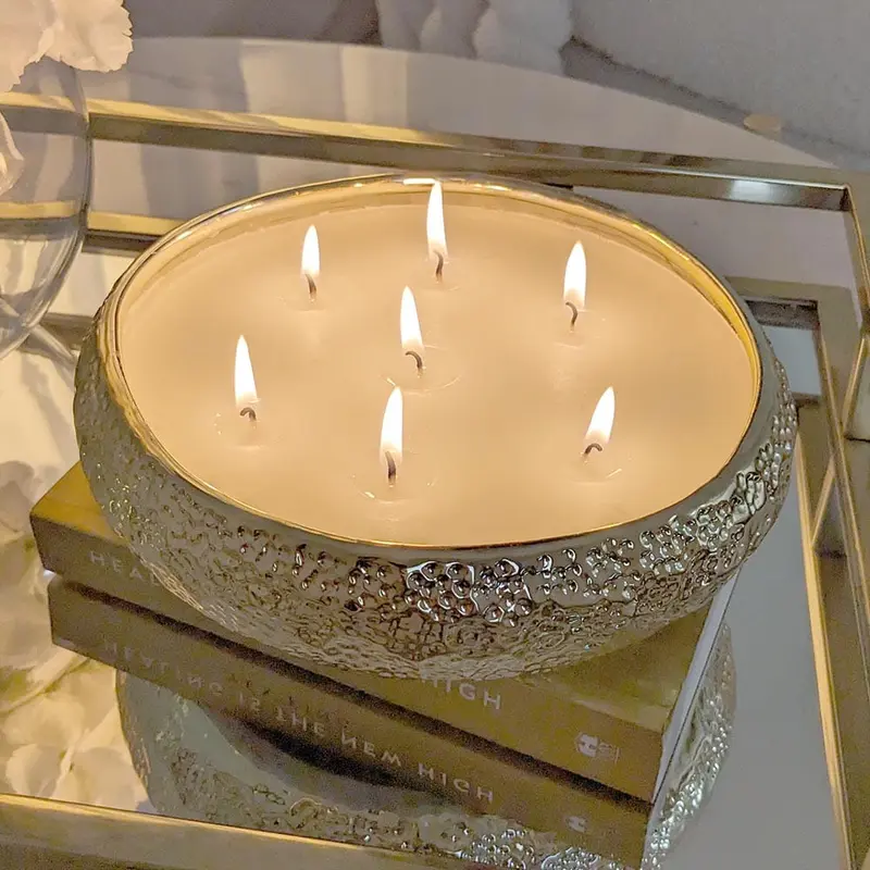 Aeolian 7 Wick Gold Scented Candle