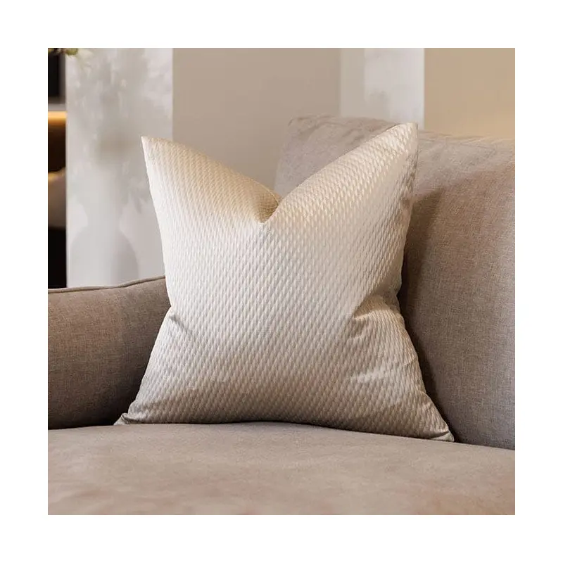 Alie Taupe Satin Cushion - 50 x 50cm