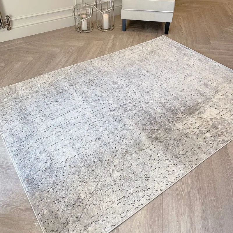 Kace Neutral & Grey Abstract Rug