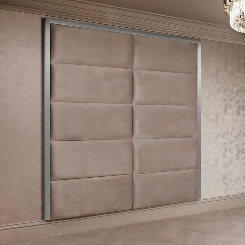 Praline Luxury Velvet & Silver Chocolate Box Headboard