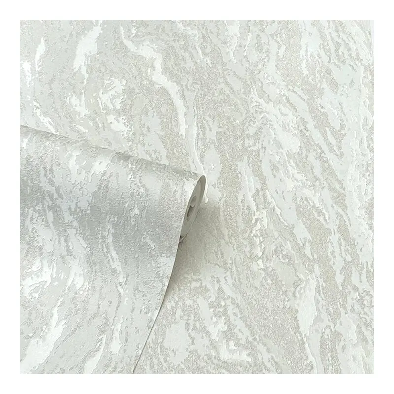 Inglot Cream Marble Patterned Textured Wallpaper