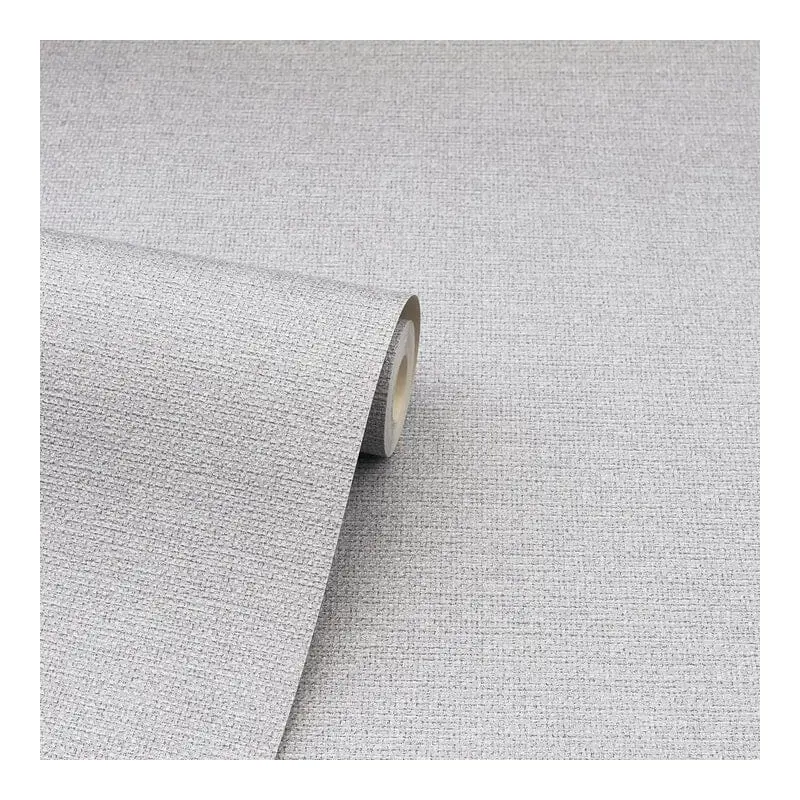 Lexi Dove Grey Metallic Textured Wallpaper