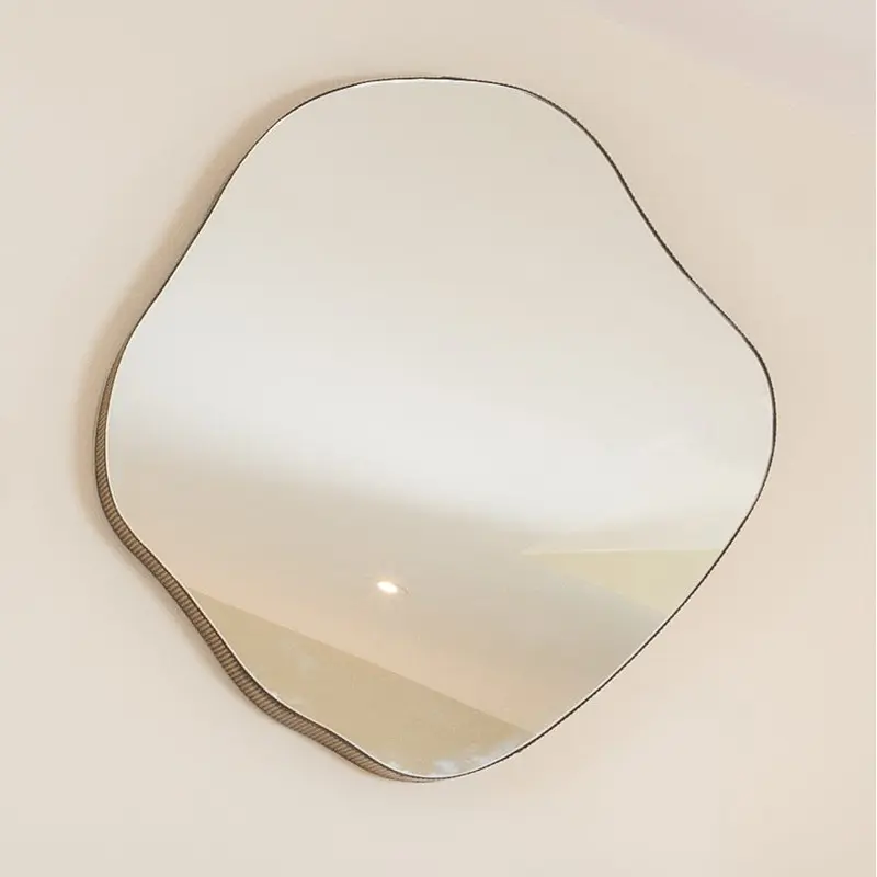 Valore Medium Bronze Abstract Wall Mirror