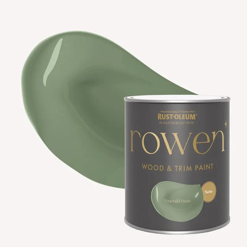 Emerald Oasis Satin Wood & Trim Paint - 750ml