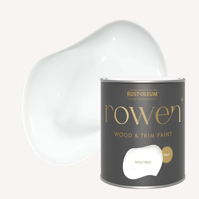 Icing Sugar White Matt Wood & Trim Paint - 750ml