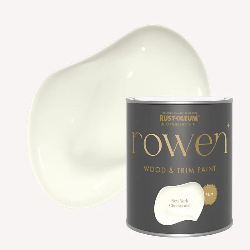 New York Cheesecake Off-White Matt Wood & Trim Paint - 750ml