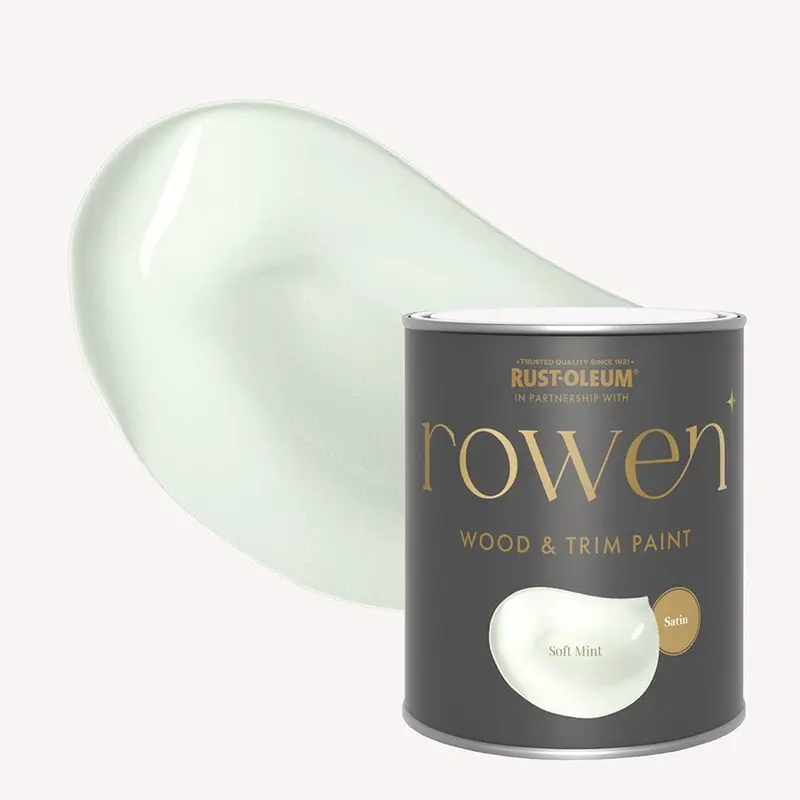 Soft Mint Satin Wood & Trim Paint - 750ml