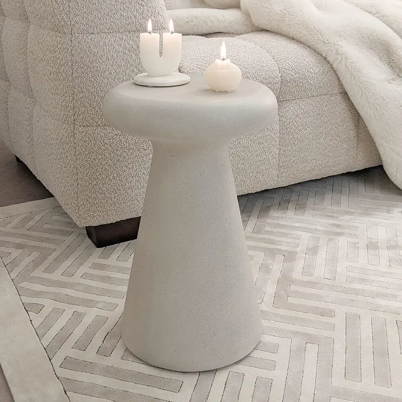 Tuscany Stone Indoor/Outdoor Round Side Table