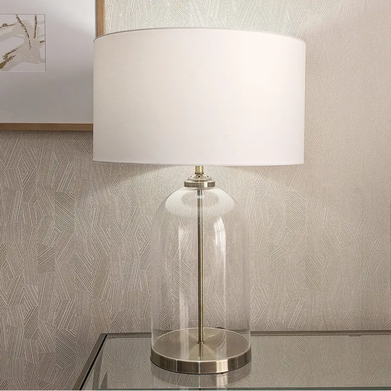 Adella Large Antique Brass & Gold Table Lamp