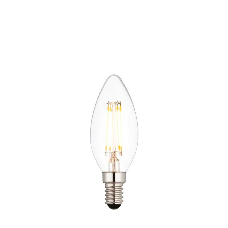 E14 LED Filament Warm White Candle Bulb