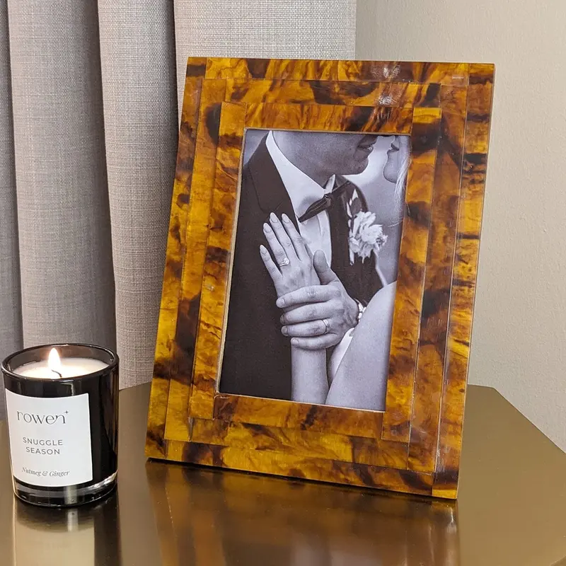 Ristretto Tortoise Shell Effect Photo Frame
