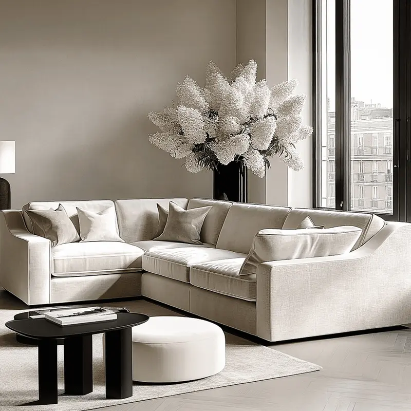 Victoria Oyster Chenille Sofa Range