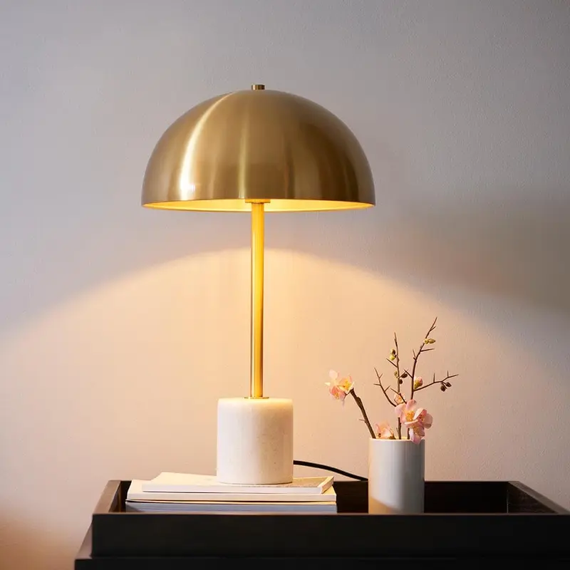 Camilla Gold & Marble Table Lamp