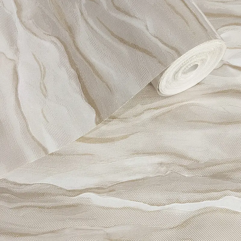 Florence Neutral Taupe & Gold Cloud Effect Wallpaper