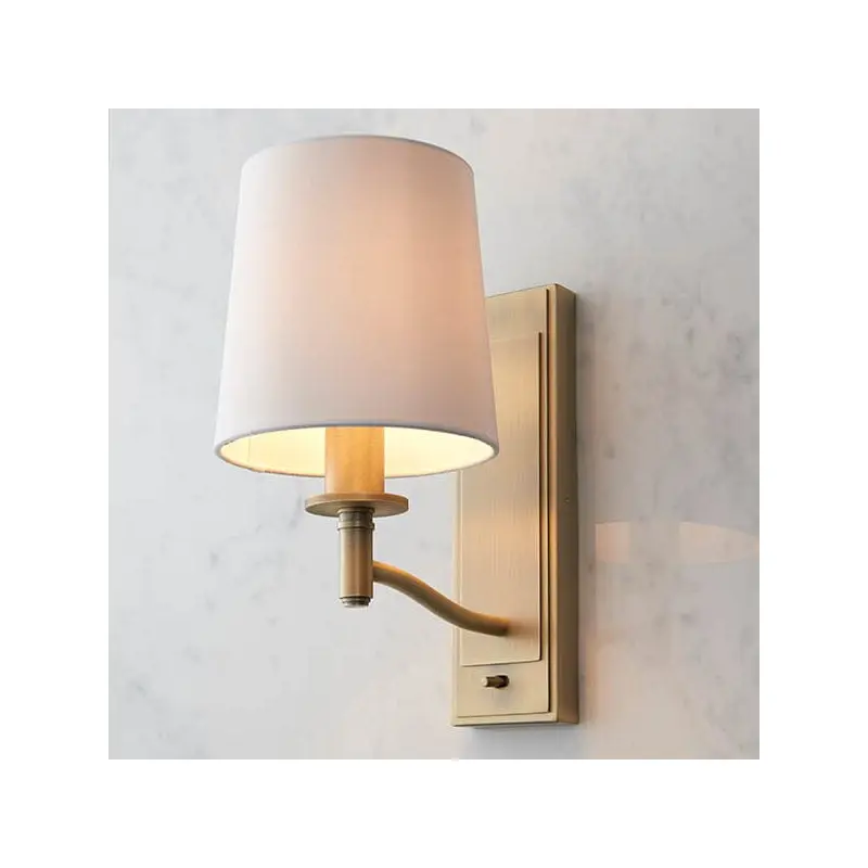 Genevieve Antique Brass Wall Light
