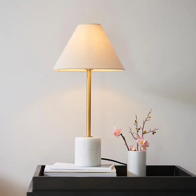 Kiara Gold & Marble Table Lamp