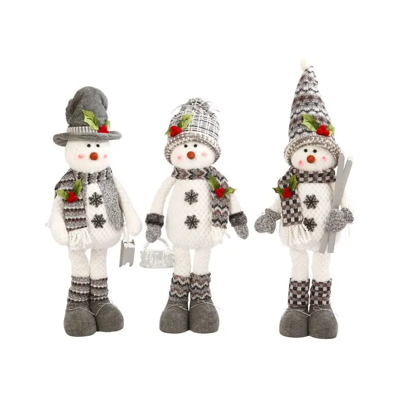 28" Standing Snowman with Scarf & Hat Winter Decoration