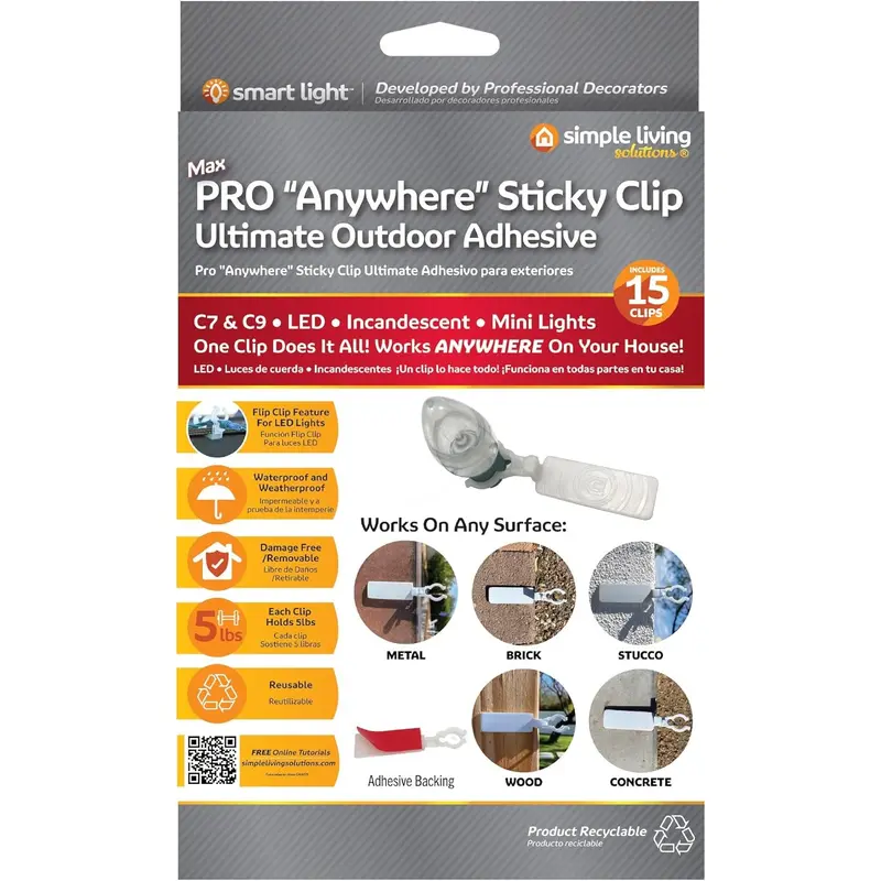 Pro "Anywhere" Sticky Clip Ultimate Outdoor Adhesive