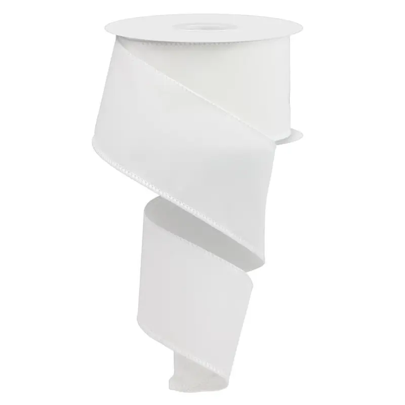 10 Yards of White Velvet Ribbon