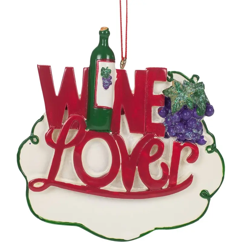 3.75" Wine Lover Ornament