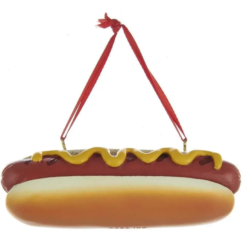 4" Resin Hot Dog Ornament