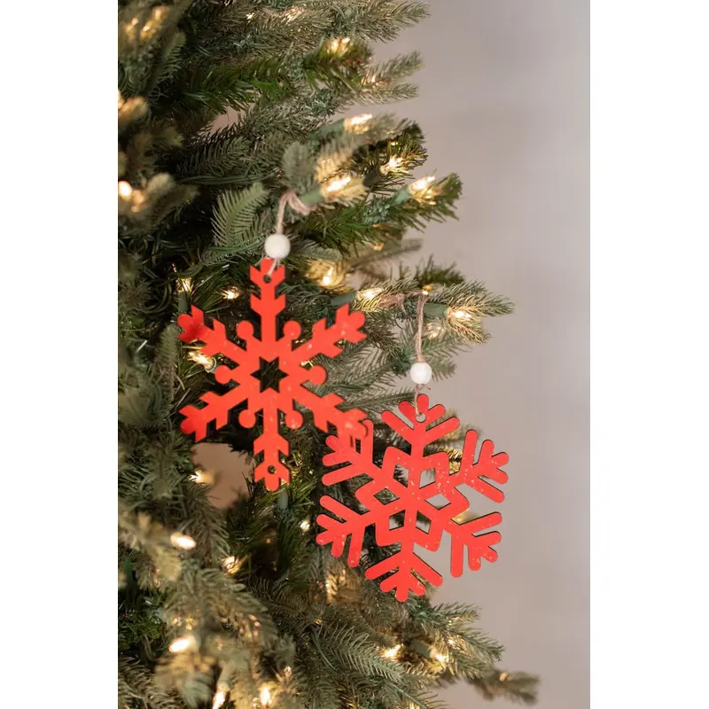 6 Antique Snowflake Ornament