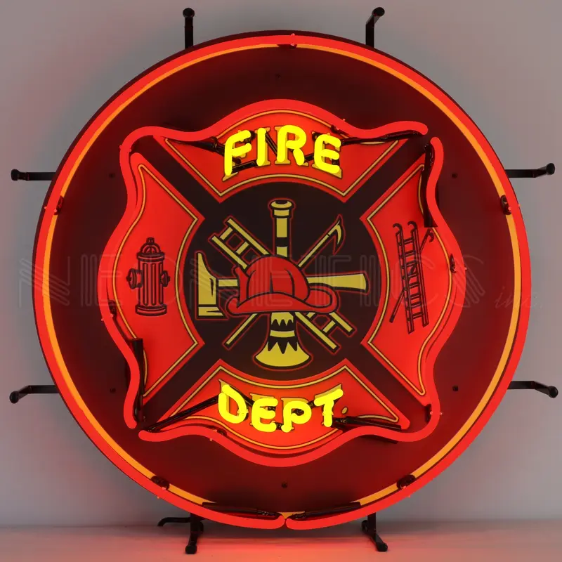 Neonetics Fire Department Neon Sign