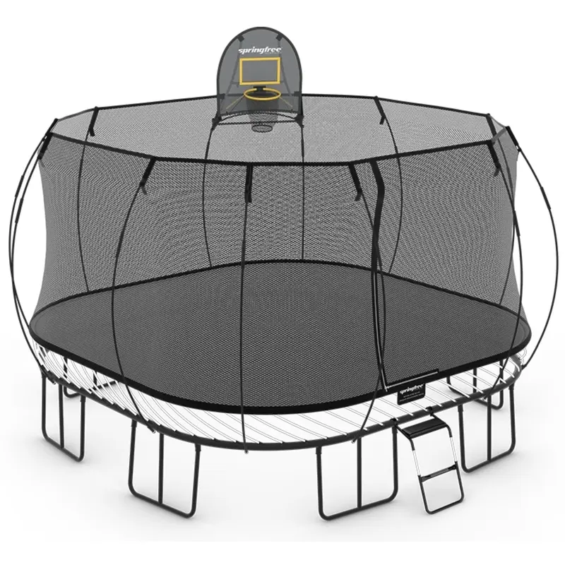 13' x 13' Jumbo Square Springfree Trampoline Ultimate Bundle