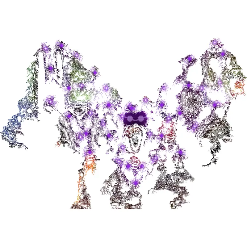 16" Hi-Vibrant LED Bat Halloween Decoration