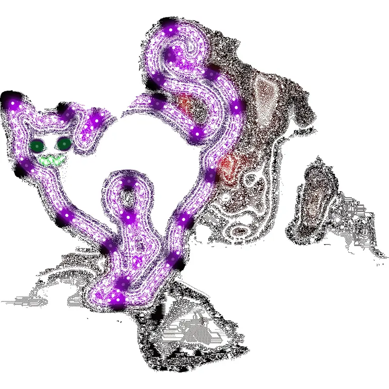 16" Hi-Vibrant LED Cat Halloween Decoration