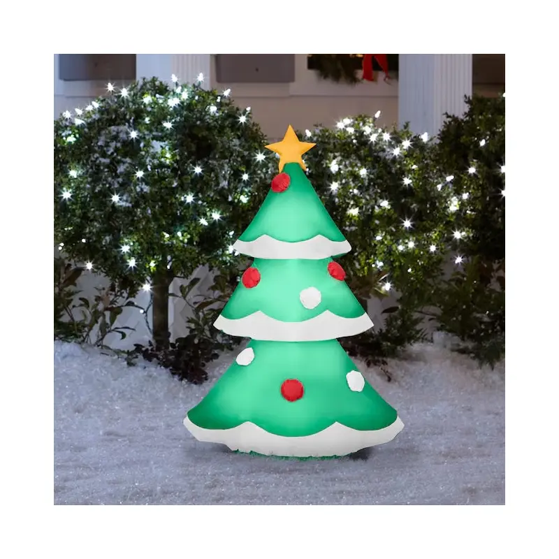3.5' Airblown Christmas Tree with Snowy Layers Inflatable